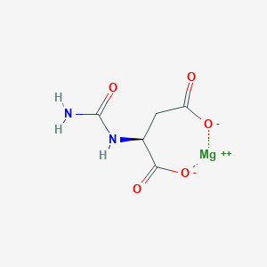 molecular formula C5H6MgN2O5 B13817714 magnesium;(2S)-2-(carbamoylamino)butanedioate 