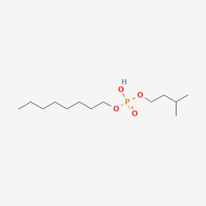 molecular formula C13H29O4P B13817728 Phosphoric acid, mono(3-methylbutyl) monooctyl ester CAS No. 4396-06-9