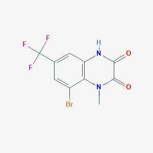 8-Bromo-1-methyl-6-(trifluoromethyl)-4H-quinoxaline-2,3-dione