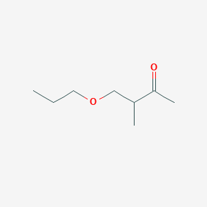 molecular formula C8H16O2 B13817781 3-Methyl-4-propoxybutan-2-one 