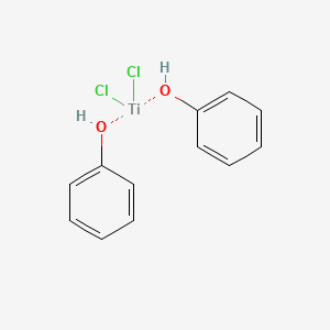 molecular formula C12H12Cl2O2Ti B13817783 Dichlorodiphenoxytitanium CAS No. 2234-06-2