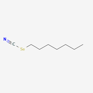 molecular formula C8H15NSe B13817832 Heptyl selenocyanate CAS No. 220719-20-0