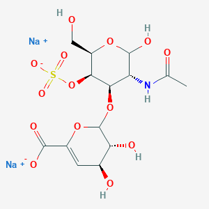 molecular formula C14H19NNa2O14S B13817851 Chondroitin disaccharide delta-di-4S sodium salt 