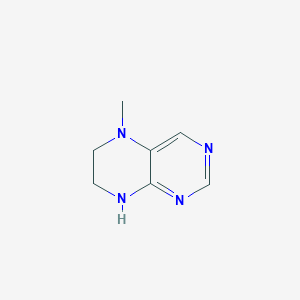 molecular formula C7H10N4 B13817854 5-Methyl-5,6,7,8-tetrahydropteridine CAS No. 316376-04-2