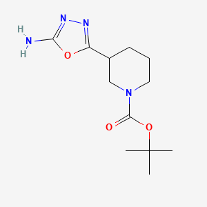 1-Boc-3-(5-Amino-[1,3,4]oxadiazol-2-yl)-piperidine
