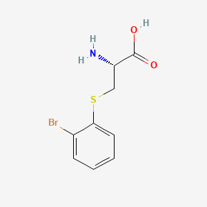 molecular formula C9H10BrNO2S B13818028 S-(o-Bromophenyl)cysteine CAS No. 122482-25-1