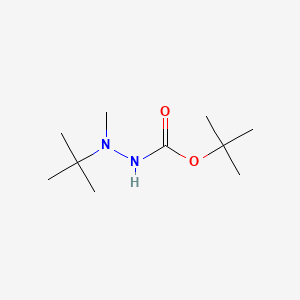 molecular formula C10H22N2O2 B13818044 tert-butyl N-[tert-butyl(methyl)amino]carbamate 