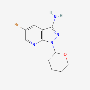 5-Bromo-1-(tetrahydro-2H-pyran-2-yl)-1H-pyrazolo[3,4-b]pyridin-3-amine