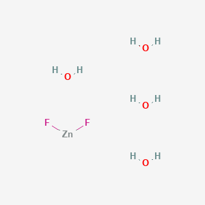 molecular formula F2H8O4Zn B13818086 zinc(II) fluoride tetrahydrate 