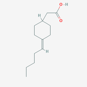 2-(4-Pentylidenecyclohexyl)acetic acid