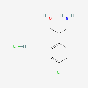 3-Amino-2-(4-chlorophenyl)propan-1-ol hydrochloride