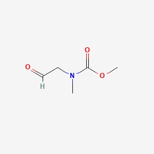 molecular formula C5H9NO3 B13818185 methyl N-methyl-N-(2-oxoethyl)carbamate 