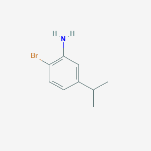 molecular formula C9H12BrN B1381827 2-Bromo-5-isopropylaniline CAS No. 1058062-69-3