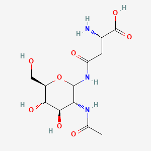 molecular formula C12H21N3O8 B13818274 L-Asparagine,N-[2-(acetylamino)-2-Deoxy-b-d-glucopyranosyl]- 