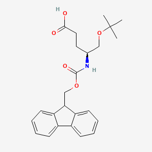 molecular formula C24H29NO5 B13818275 N-alpha-(9-Fluorenylmethyloxycarbonyl)-gamma-tert-butyl-L-glutamol 