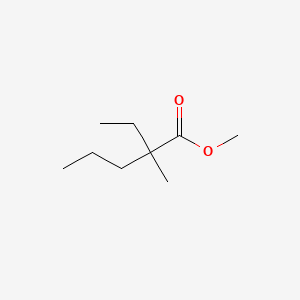 molecular formula C9H18O2 B13818286 Pentanoic acid, 2-ethyl-2-methyl-, methyl ester CAS No. 37974-23-5