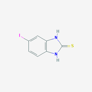 molecular formula C7H5IN2S B138183 5-碘-1H-苯并[d]咪唑-2(3H)-硫酮 CAS No. 126174-81-0