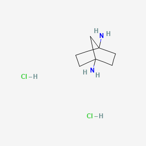 molecular formula C7H16Cl2N2 B1381830 Bicyclo[2.2.1]heptane-1,4-diamine dihydrochloride CAS No. 1818847-46-9