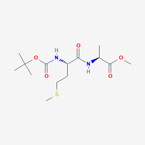 molecular formula C14H26N2O5S B13818378 Boc-met-ala-ome 