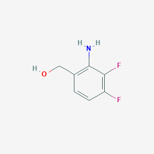 molecular formula C7H7F2NO B1381848 (2-氨基-3,4-二氟苯基)甲醇 CAS No. 1823914-87-9