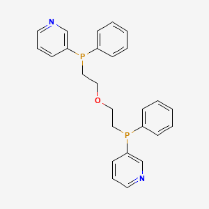 molecular formula C26H26N2OP2 B13818501 Phenyl-[2-[2-[phenyl(pyridin-3-yl)phosphanyl]ethoxy]ethyl]-pyridin-3-ylphosphane 