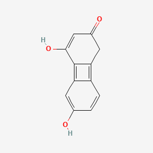 molecular formula C12H8O3 B13818524 3,7-Dihydroxydiphenylenoxide 