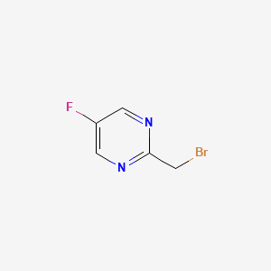 molecular formula C5H4BrFN2 B1381853 2-(溴甲基)-5-氟嘧啶 CAS No. 1227579-62-5