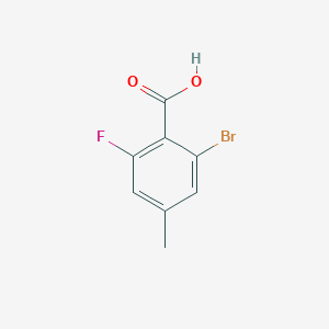 2-Bromo-6-fluoro-4-methylbenzoic acid