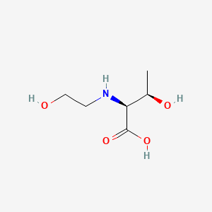 molecular formula C6H13NO4 B13818589 l-Threonine, n-(2-hydroxyethyl)- 