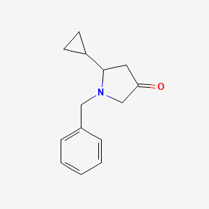 1-Benzyl-5-cyclopropylpyrrolidin-3-one