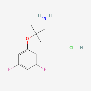 2-(3,5-Difluorophenoxy)-2-methylpropan-1-amine hydrochloride