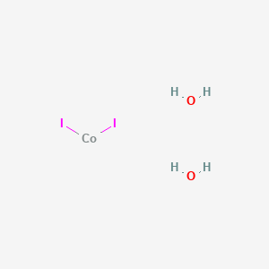 molecular formula CoH4I2O2 B13818623 Cobalt iodide dihydrate 
