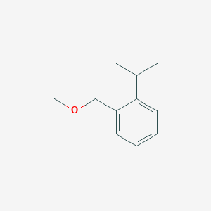 molecular formula C11H16O B13818653 1-(Methoxymethyl)-2-(propan-2-yl)benzene CAS No. 230972-69-7