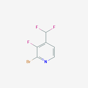 2-Bromo-3-fluoro-4-(difluoromethyl)pyridine