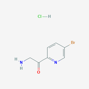 2-Amino-1-(5-bromopyridin-2-yl)ethanone hydrochloride