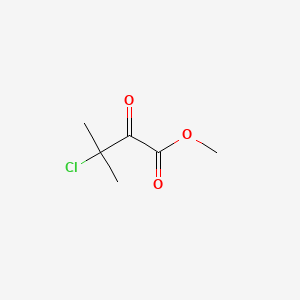 molecular formula C6H9ClO3 B13818683 Methyl 3-chloro-3-methyl-2-oxobutanoate 