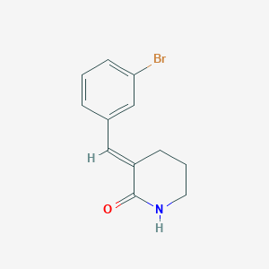 (E)-3-(3-Bromobenzylidene)piperidin-2-one