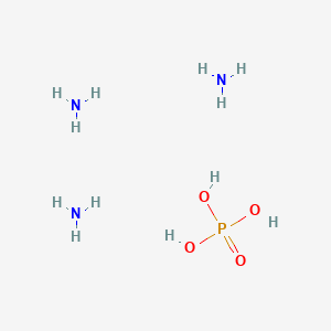 molecular formula H12N3O4P B13818720 Azane,phosphoric acid 