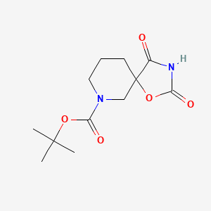 tert-Butyl 2,4-dioxo-1-oxa-3,7-diazaspiro[4.5]decane-7-carboxylate
