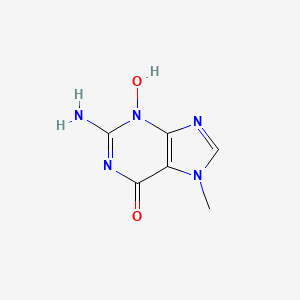 molecular formula C6H7N5O2 B13818741 3-Hydroxy-7-methylguanine CAS No. 30345-27-8