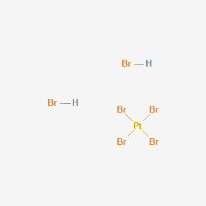 molecular formula Br6H2Pt B13818747 Bromoplatinic acid 