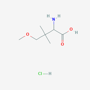 2-Amino-4-methoxy-3,3-dimethylbutanoic acid hydrochloride