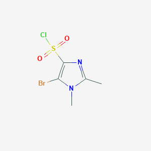 5-bromo-1,2-dimethyl-1H-imidazole-4-sulfonyl chloride