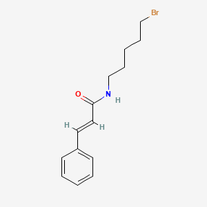 molecular formula C14H18BrNO B13818875 N-(5-Bromo-pentyl)-3-phenyl-acrylamide 