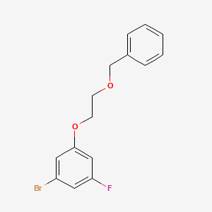 1-(2-(Benzyloxy)ethoxy)-3-bromo-5-fluorobenzene