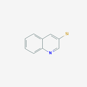 molecular formula C9H6NSi B13818896 CID 20700341 CAS No. 213602-73-4