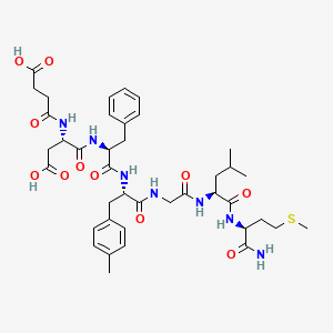 molecular formula C40H55N7O11S B13818920 Senktide trifluoroacetate salt 