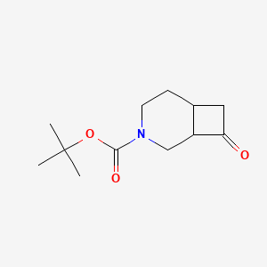 molecular formula C12H19NO3 B13818932 3-Boc-8-oxo-3-azabicyclo[4.2.0]octane 