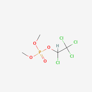 molecular formula C4H7Cl4O4P B13818948 Dimethyl 1,2,2,2-tetrachloroethyl phosphate CAS No. 3862-21-3