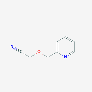 molecular formula C8H8N2O B13818958 2-(Pyridin-2-ylmethoxy)acetonitrile 